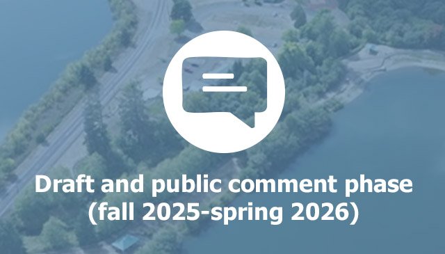 schedule_phases_front_2a Using community feedback, the County will develop a draft Comprehensive Land Use Plan and Draft Environmental Impact Statement (EIS). We anticipate that these documents will be ready to share for public review and comment in early 2026.