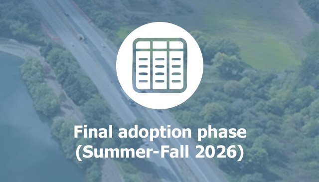 Final adoption phase (Summer-Fall 2026)